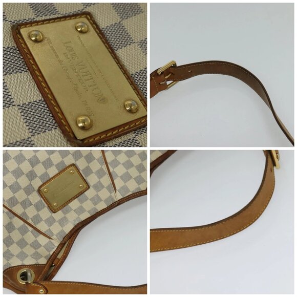 LOUIS VUITTON Damier Azur Galliera PM Shoulder Bag N55215 LV Auth 121403 - Picture 16 of 16
